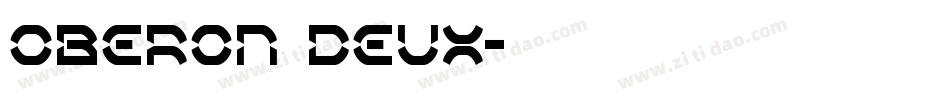 Oberon Deux字体转换